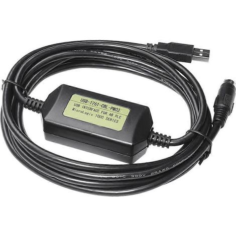 Programmierkabel USB-1761-CBL-PM02 für speicherprogrammierbare Steuerungen der Serien Allen Bradley-Micrologix 1000/1200/1400/1500 (1/5)