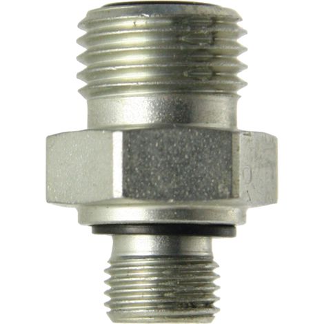 Connettore dritto GA 9/16 M - ORFS x 1/4 M - BSP - WD 19 mm GRANITO (1/2)