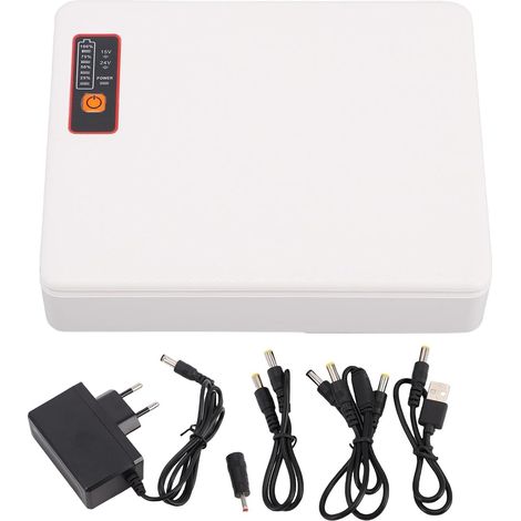 Alimentation UPS de Secours Alimentation sans Interruption Mini UPS Batterie de Secours pour Modem Routeur avec Sortie USB Type C Protections Multiples (Prise UE) (1/5)