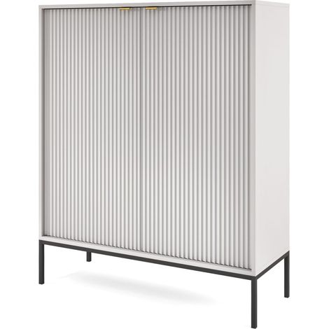 NOVA SANDS K104 Credenza a 2 ante, grigio opaco (1/5)