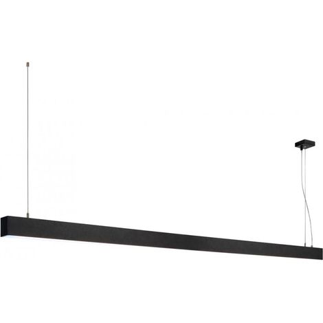 SLV 1001409 GLENOS, suspensión perfilada, 2m, negro, SMD led 103W, 4000K (1/5)