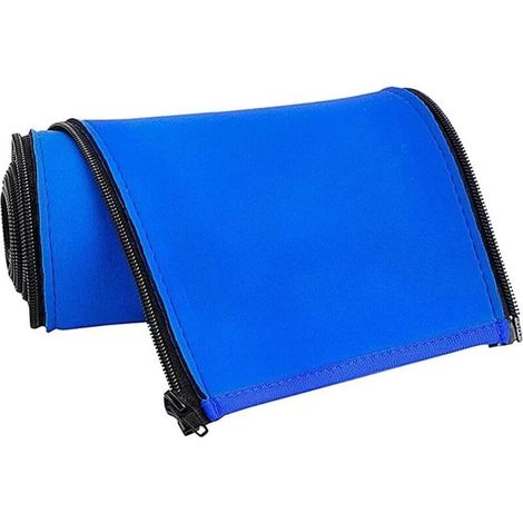 Ecleanfy - Housse de rampe de piscine, 1 housse de rampe de piscine, housse confortable pour garde-corps de piscine, manche de poignée pour échelle de piscine, 120 x 15 cm (bleu) (1/4)