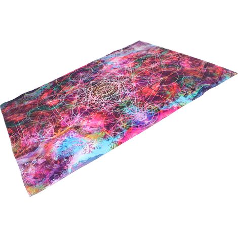 Décoration murale tapisserie innovante, art textile pour chambre fond 200x150cm. (1/5)