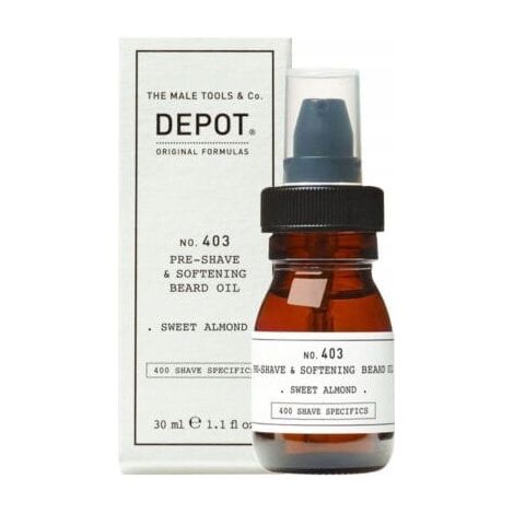Dépôt n° 403 Huile à barbe avant-rasage et adoucissante 30 ml