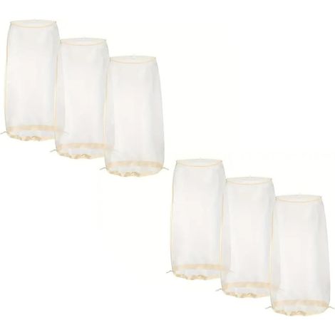 Set di 6 sacchetti porta parrucche regolabili e portatili con coulisse - Protezione professionale per extension da viaggio (1/3)