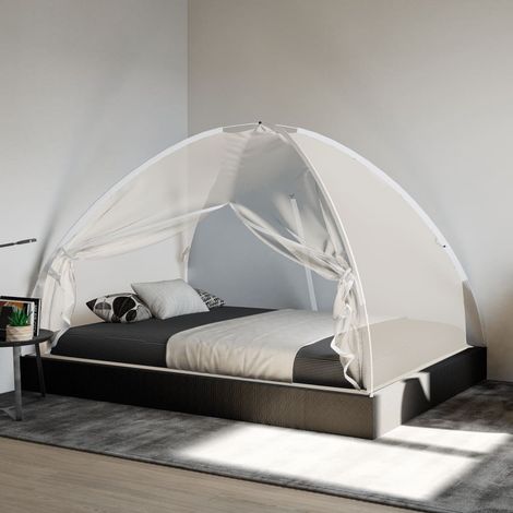 Mosquitera con puertas Mongolia 220 malla blanco 200x200x135 cm vidaXL