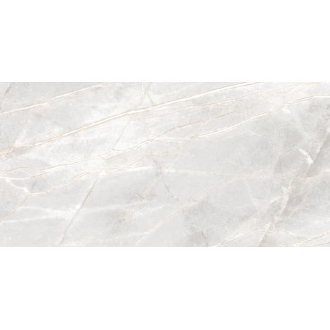Mexen Cressida White grès émaillé rectifié G1, carreau sol-mur 120 x 60 cm, brillant - TL135-120-060-01 (1/5)