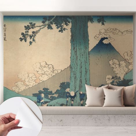 Fotomurale adesivo stickers - murali decorativo - soggiorno moderno - effetto realistico - Panorama montano 208x146 cm (1/5)
