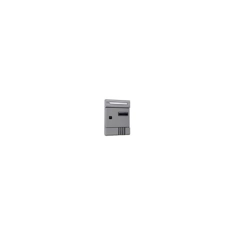 C CASSETTA POSTALE CONDOMI SILV 9006 20.5X6.5X29CM