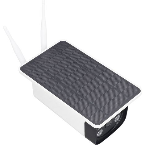 Caméra solaire HD 2MP 1080p sans fil avec vision nocturne, étanche IP66, pour la surveillance de votre domicile. (1/5)