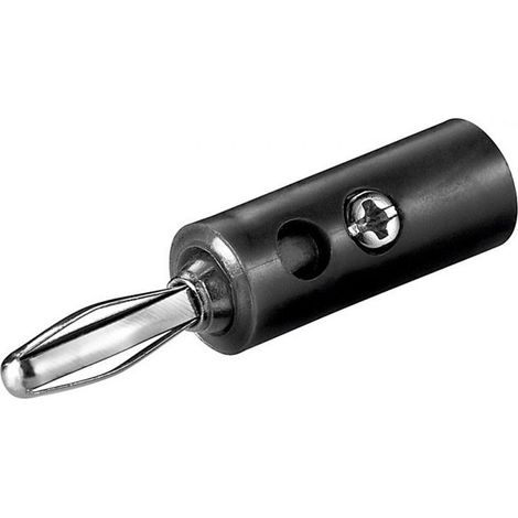 Schwarzer Bananenstecker 11373