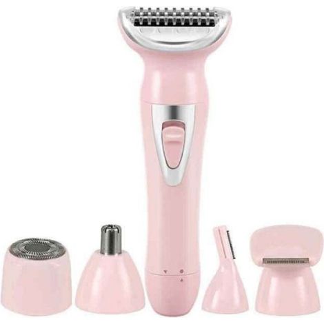 Rasoir électrique 5 en 1, rechargeable et indolore, pour le visage, le nez, les sourcils, la barbe, la moustache, les b UMD MUSICAL (1/4)