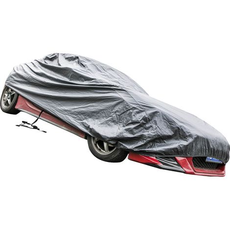 Car Body Cover Rain Sun Snow Dust Waterproof 2 Layer Heavy Duty - Size Small (1/5)