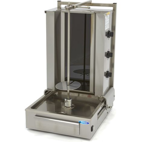 Machine à kebab - 3 brûleurs - 40kg de viande - Électrique - Maxima