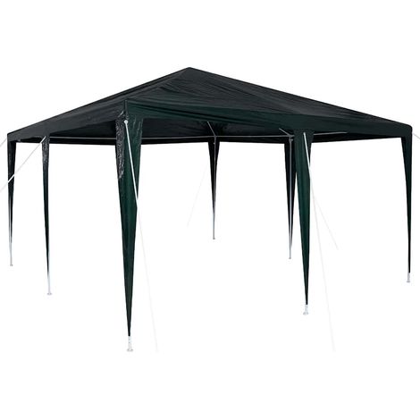 Tente de fête Vert et blanc 400 x 400 x 266 cm CFW109650 (1/5)