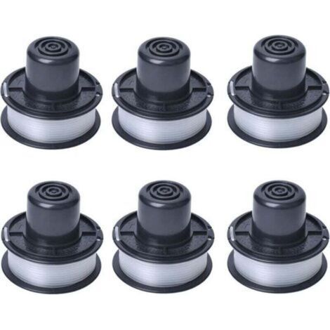 A6226 Trimmerfadenspule – Kompatibel mit Auftipp Automatik-Rasentrimmer GL250 / GL310 / GL360 / GL360SB – 6 m Faden – 6er-Pack (1/4)