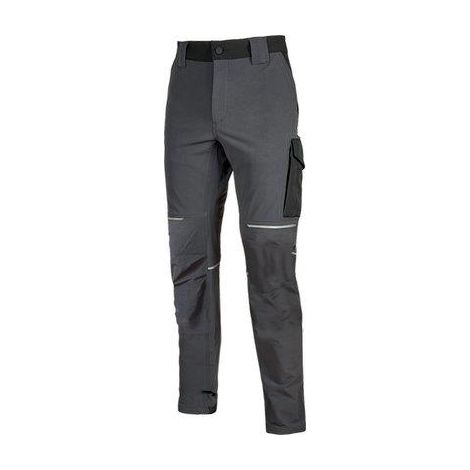 PANTALONE SLIM FIT WORLD UPOWER  ASPHALT GREY XL