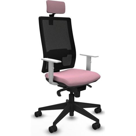 Piqueras et Crespo 4B066N2 Chaise de bureau rose confortable
