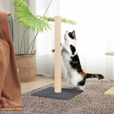 vidaXL Palo Tiragraffi per Gatti Grigio Scuro 35x35x70 cm (1/5)