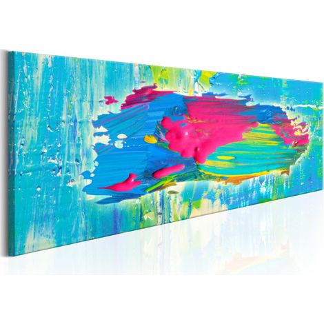 Tableau Imprimé "Blue Island" 40 x 120 cm (1/2)