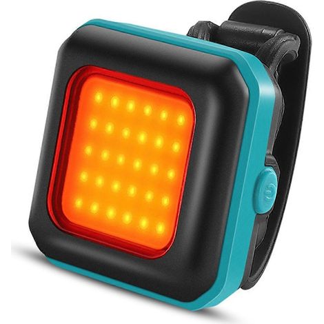 Frontlicht für Mountainbikes, blaue und rote Beleuchtung, für den Einsatz bei Nacht. (1/5)