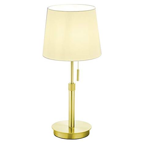 Applique Parete Interno Doppio Snodo Ottone Paralume Bianco Lyon GD Trio (1/4)