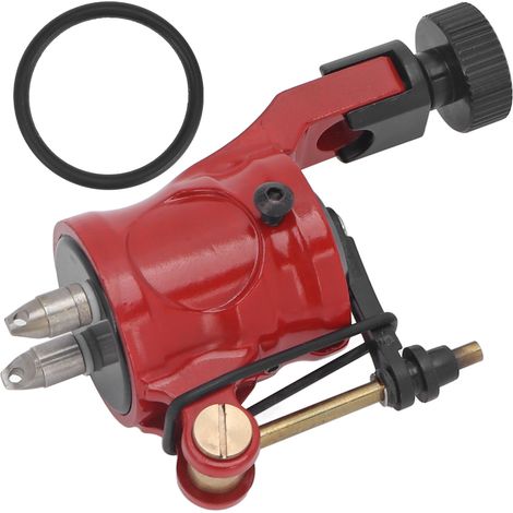 Machine tatouage rotative rouge, moteur électroplaqué en alliage de zinc, liner et shader pour artiste tatoueur (1/5)