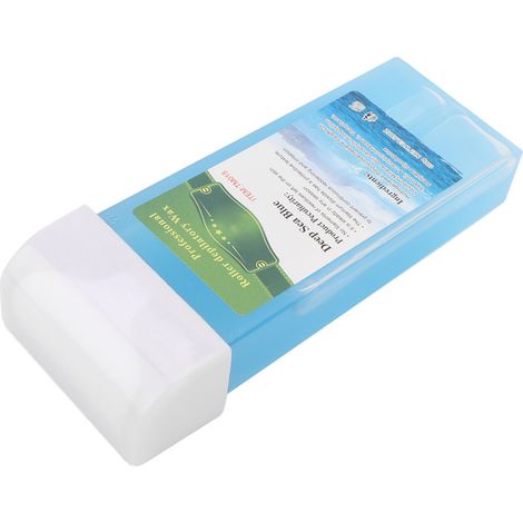 Recharge de Rouleau Dépilatoire à Cire 3.5oz Bleu Océan pour Aisselles et Jambes, Cartouche de Cire à Rouleau pour Salon à Domicile (1/5)