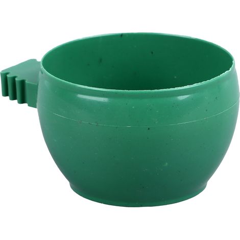 Mangeoire à oiseaux, coupelle épaisse pour pigeons, bol d'eau rond pour l'alimentation des animaux de compagnie, taille M (1/5)