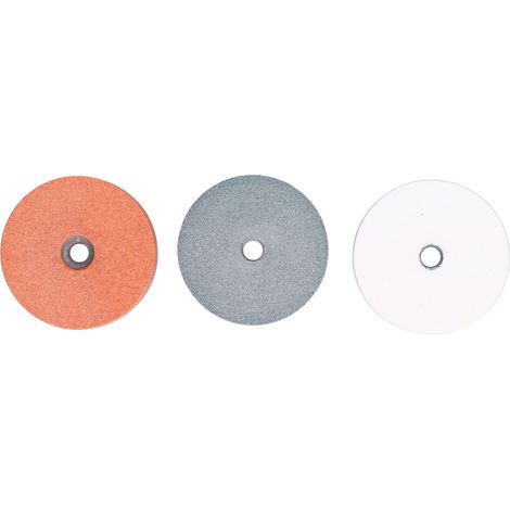 Kit de polissage de 3 pièces avec meule pour métal, céramique et bois