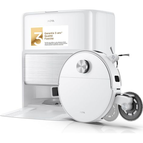 Robot aspirateur, Blanc 40 000 Pa, Pression 15 N (1/5)