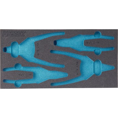 2-Komponenten Weichschaumeinlage 163-124L L x B: 342 mm x 172 mm (1/3)