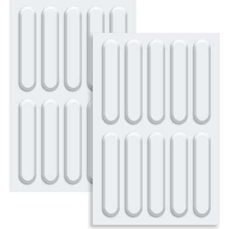 20 Pcs Door Silencer,63 mm Door Pads Stop Slamming,Furniture Bumpers for Cabinet Door Window,Silicone Cupboard Door Stoppers,Transparent Door Protector for Protect Surface Friction Scratches