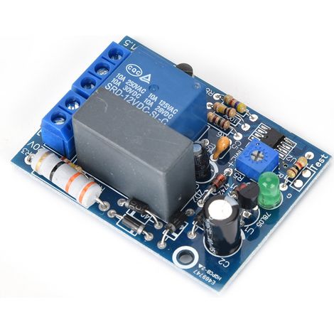 Module de relais temporisé à temporisation réglable 220 V CA avec arrêt différé (0 à 10 min) (1/5)