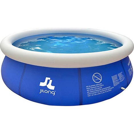 Piscine hors sol autoportante ronde 3 m – Hauteur 0,76 m – Capacité 3618 L – Filtration 1,14 m3/h – Structure PVC – Jilong
