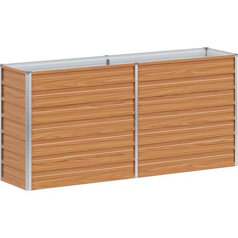 Maison Exclusive - Letto rialzato da giardino Marrone Chiaro 160 x 40 x 77 cm