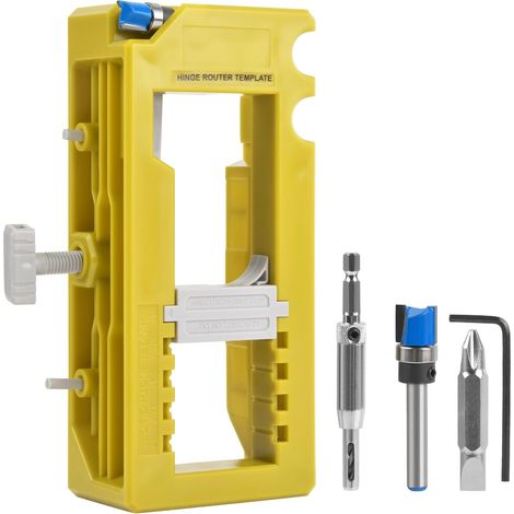 Montagesatz für Einsteck-Türscharniere für Schwerlast-Türscharniere – Türschloss-Montagesatz – Geeignet für Längen von 7,6 bis 12,7 cm, Radius von 0,6 cm oder
