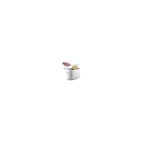 Tostadora delonghi CTLAP2203 blanco 550 vatios 2 ranuras