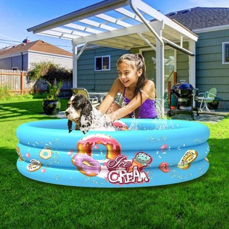 piscine gonflable pour enfants en pvc piscine gonflable pour bébé jouets gonflables intérieurs extérieurs-Ensoleillé