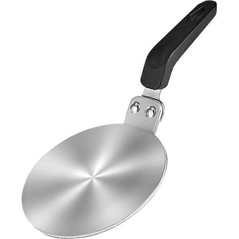 Induction Hob Converter plaque acier inoxydable induction Converter plaque avec Insulated poignée pour verre et Moka pot