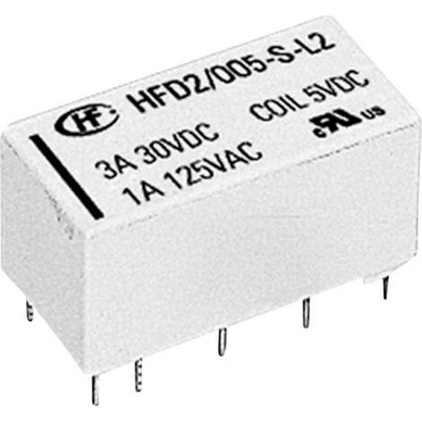 Hongfa HFD2/012-S-D Relais pour circuits imprimés 12 V/DC 2 A 2 inverseurs (RT) 1 pc(s) X50370 (1/3)