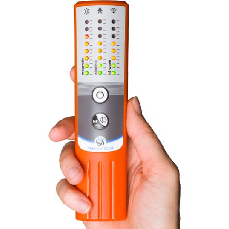 Détecteur d'ondes électromagnétiques 1 MHz à 10 GHz – Spectre de détection large – Pour espaces confinés – Alimentation pile 9V fournie