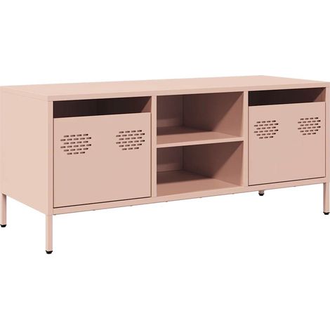 Maison Exclusive - TV-Schrank Rosa 101,5x39x43,5 cm Kaltgewalzter