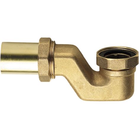 Sifone pesante in ottone fuso con dado 1 1/2 per colonna vasca (1/3)