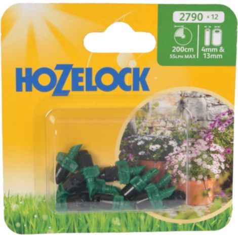 12x Hozelock 2790 90 Degree Mini Water Sprinkler Micro Irrigation Auto Watering
