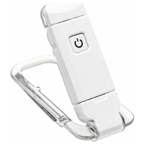 Lampe de Lecture,Liseuse Lampe Clip USB Rechargeable,Clip Flexible et Portable Lumière douce pour les yeux Compacte et Durable,Parfaite pour lire au lit (1/4)