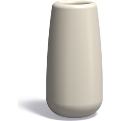 Adezz Mero Pflanzgefäß Fiberglas Pflanzkübel Blumenkübel 40x80 cm beigegrau