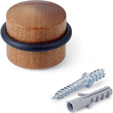 Tope de madera con tornillo