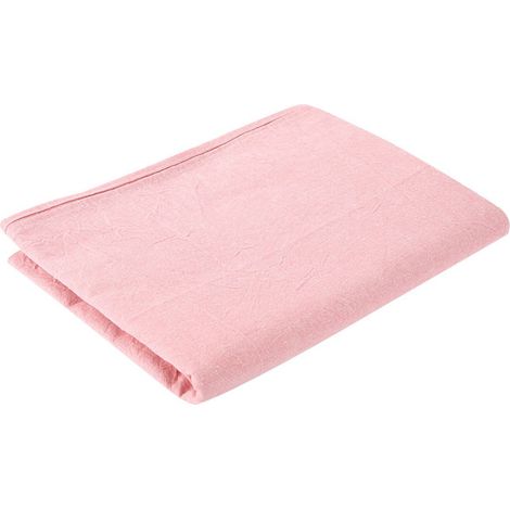 Housse de canapé de massage/spa en coton doux avec ouverture pour le visage, bleu clair, pour salon de beauté, massage et spa. (1/5)