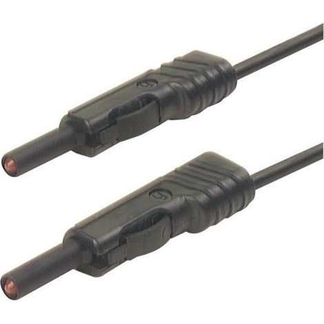 sks-hirschmann MLB 200/1 cable de medición negro 2 metros